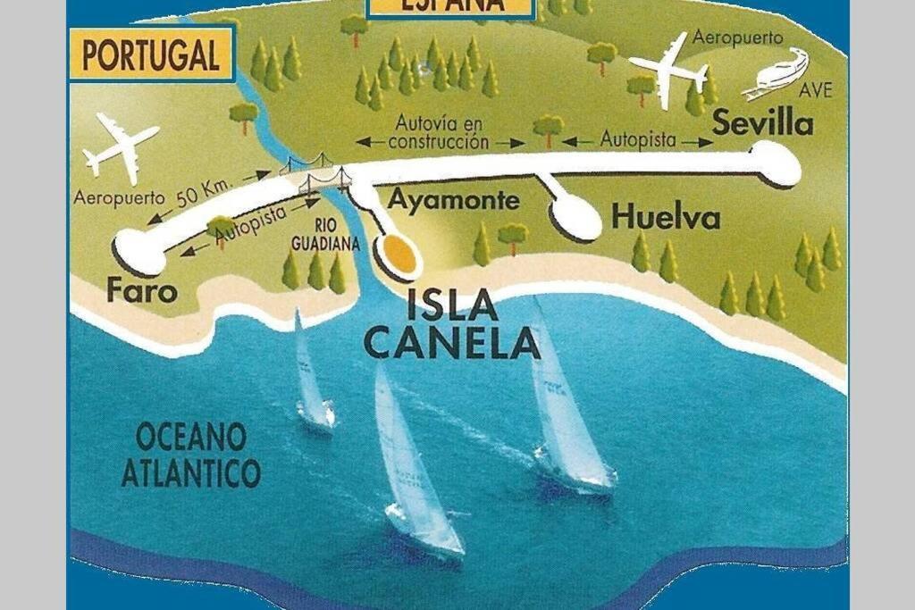 Apartamento T2, Urbanizacao Golf, Isla Canela Huelva Bagian luar foto